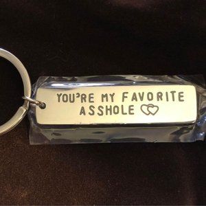 Favorite Asshole Keychain